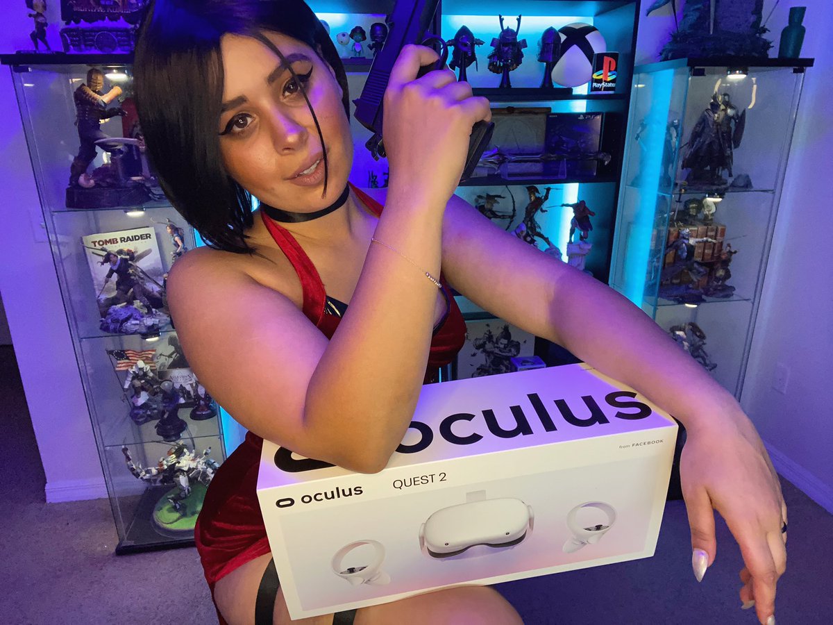 justyeliz's tweet photo. THANK YOU SO MUCH @oculus &amp; @RE_Games !!! 

#OculusPartner Just got gifted an Oculus Quest 2 and Resident Evil 4 VR! I am humbled and grateful to be a partner and cannot express how IMMERSIVE it is and COOL you feel when you play! 
#oculusquest2 #residentevil4 #adawong #re4 https://t.co/wQiPI7wS8f