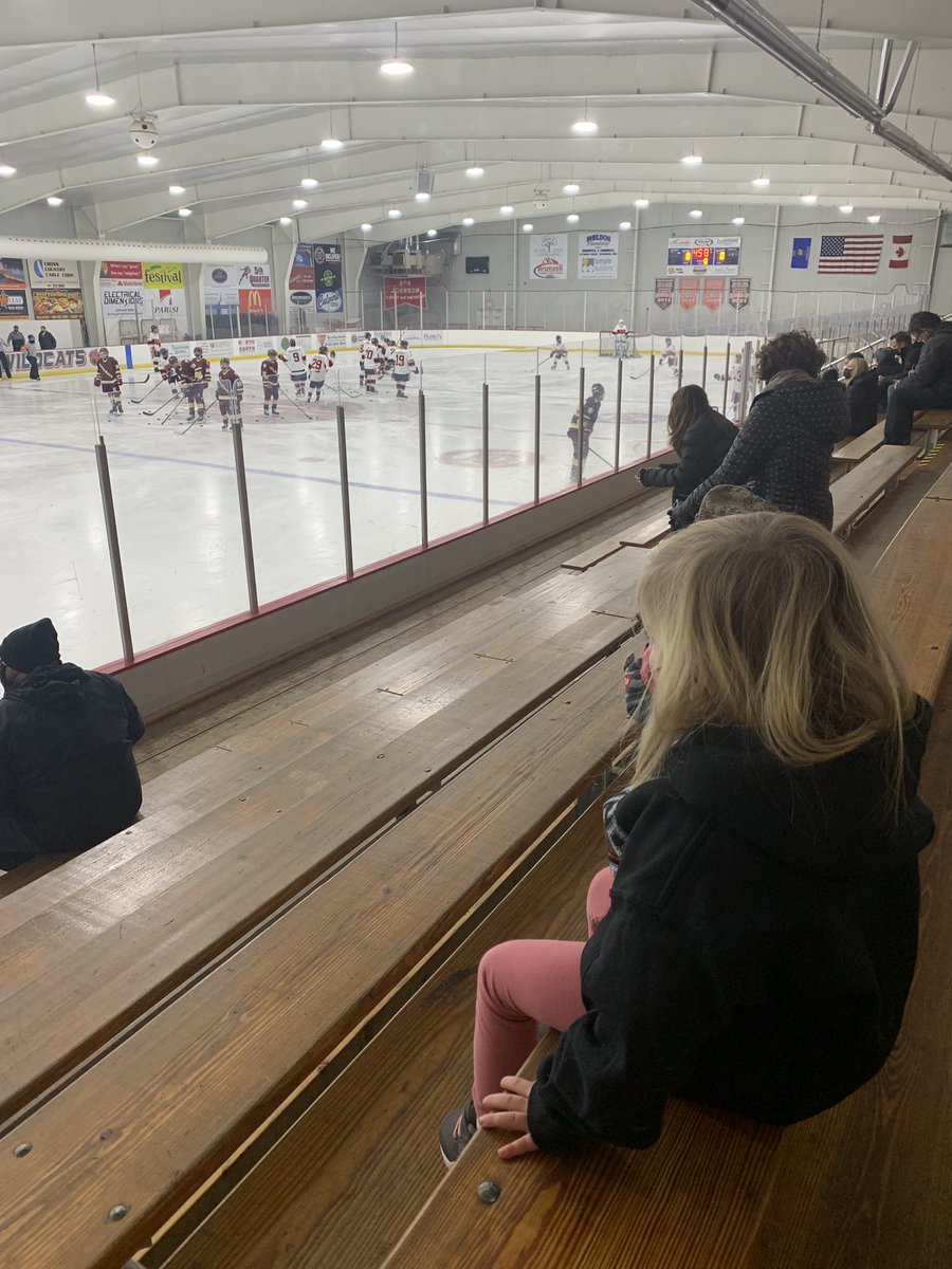 AlexJHeinz's tweet photo. Future Wildcat @VAHSwildcats experiencing her first ever hockey game! @vahshockey JV with the W too! https://t.co/PTN5rfpRNe