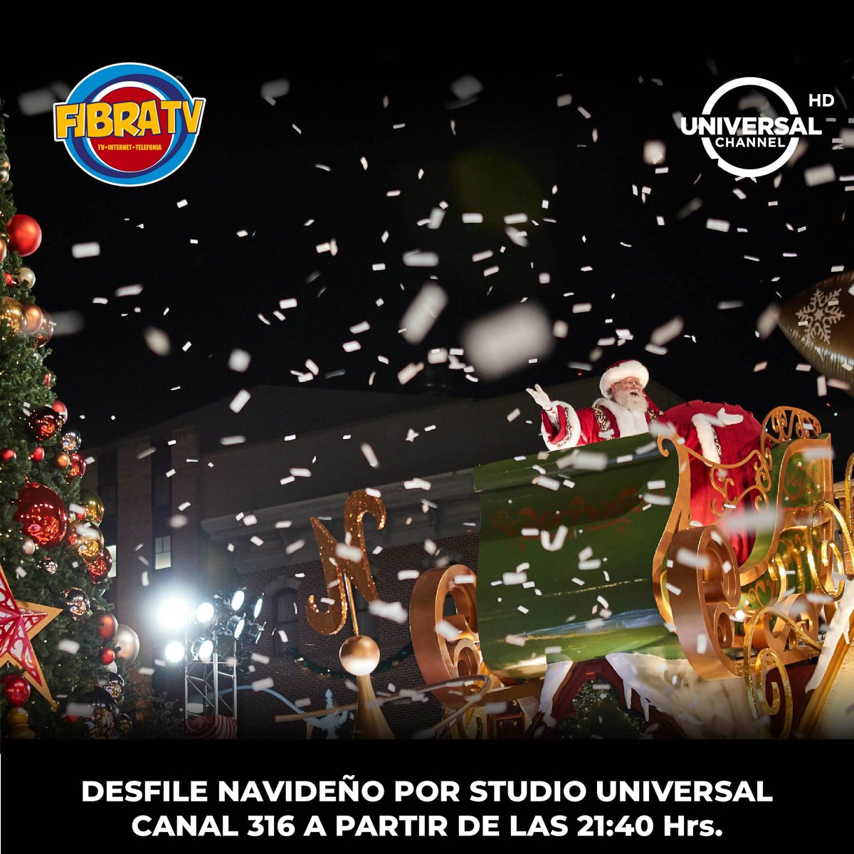 fibratv's tweet photo. 🎅🏻 Esta noche por #StudioUniversal 🌟 Disfruta de esta divertida y Romántica Película Navideña 🎄🎅🏻 Recomendada para compartir una noche en familia.🥰 🤗

#FIBRATV #Cine #Navidad #ProgramacionFamiliar #Entretenimiento #Television https://t.co/4P6mAx5bsY