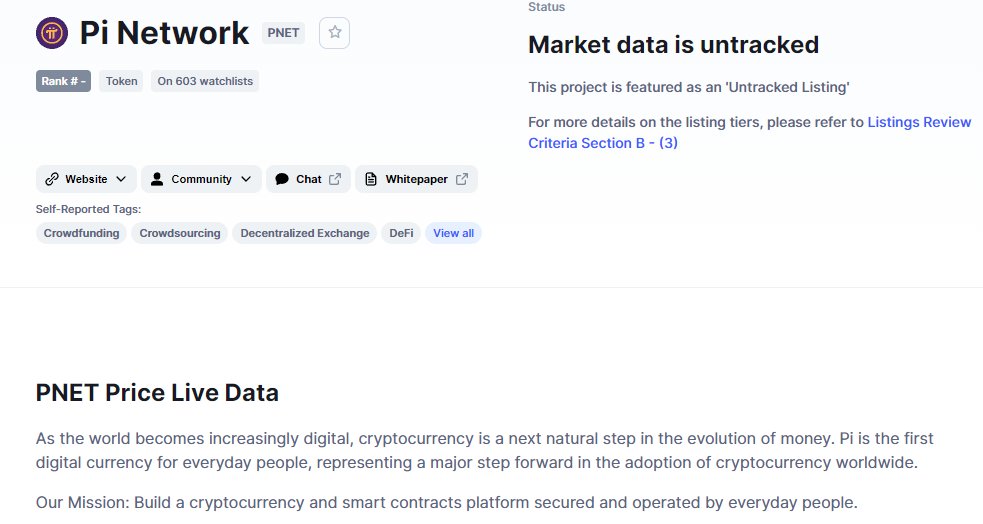❌ This is a fake listing. Be careful. Nothing to do with the real #PiNetwork. It contains links to unofficial scam sites and presale. 
Core Team is informed already. 

✅ Our Pi Group: 
t.me/pinetworkmembe…

❤️ RETWEET AND LIKE 

#pi #minepi #buildpi2gether