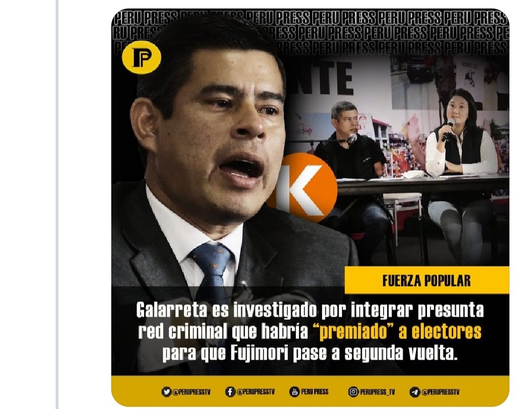 yonhy_lescano's tweet photo. Según fiscalía se habría pagado 12 millones de soles para que Keiko Fujimori pase a la segunda vuelta con alguien que pueda vencer. Es decir habrían robado las elecciones torciendo la voluntad popular. Esta denuncia es muy grave y debe llegar hasta el final. La prensa calladita. https://t.co/Tsk2Dbr2Ow