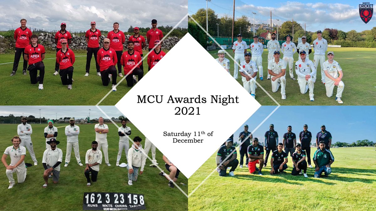 🏆 AWARDS NIGHT 🏆

A big thank you to those who attended the Munster Cricket Union end of season awards!

Heartiest congratulations to all the winners in their respective categories!

More on this here ➡️ bit.ly/3Ebg3lE

#MunsterCricket 🔴🏏