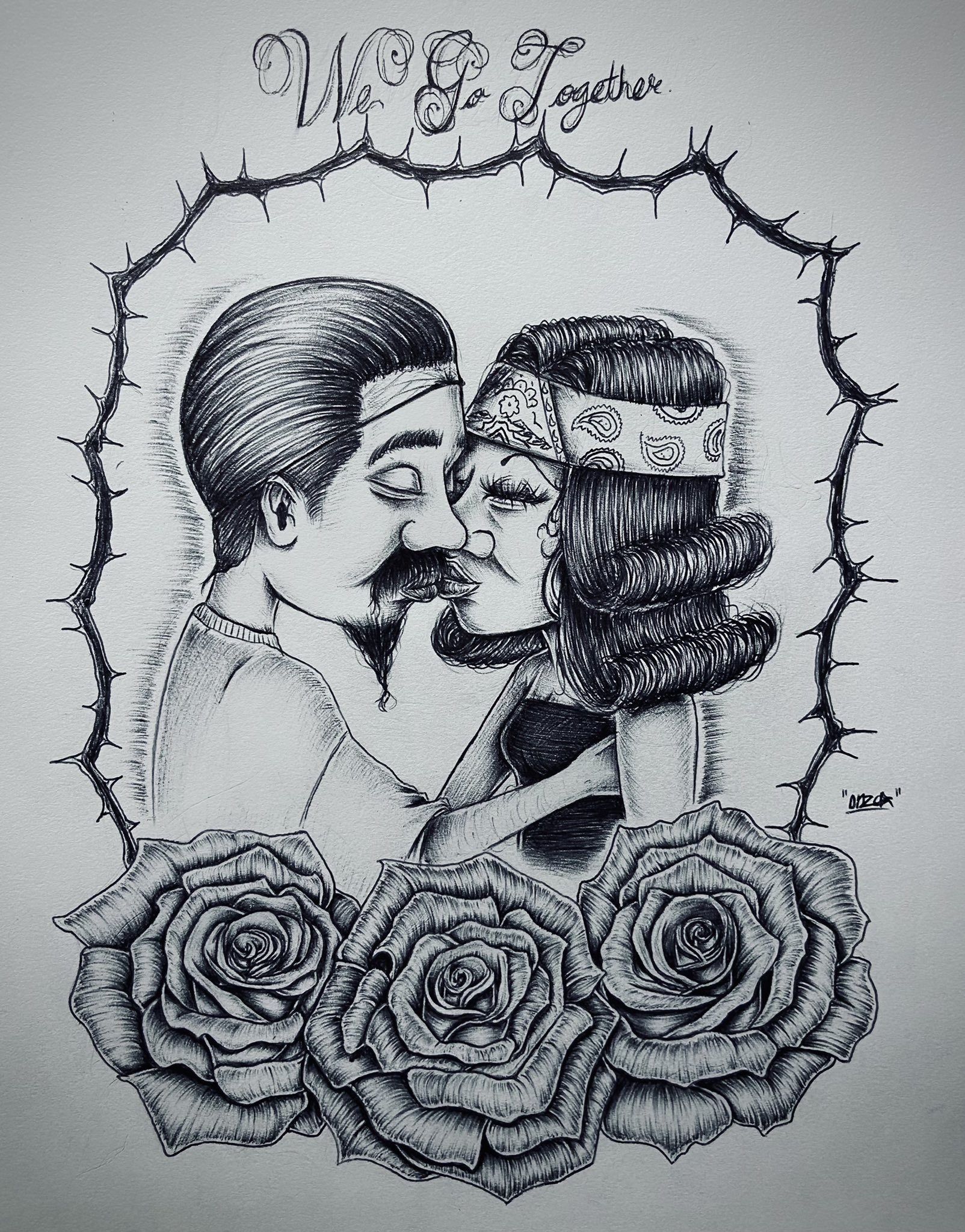 Chicano Drawings Of Love - z81mqn4