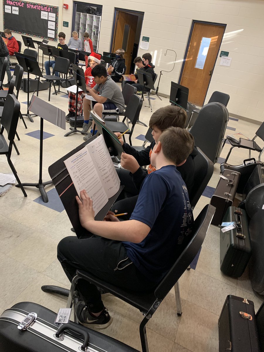 Surprised the beginners with Christmas gifts - their band books - and then completed a book scavenger hunt. A great way to head into break.