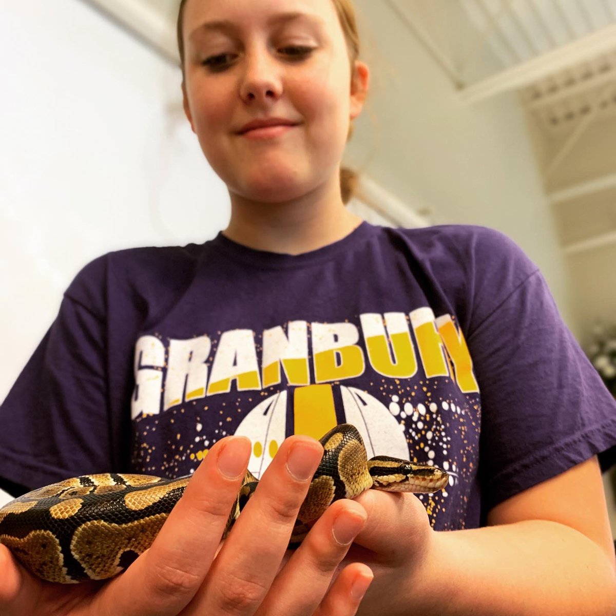 More pictures of our snake handling experiences thanks to Green’s pet store! #gisdgr8ness
