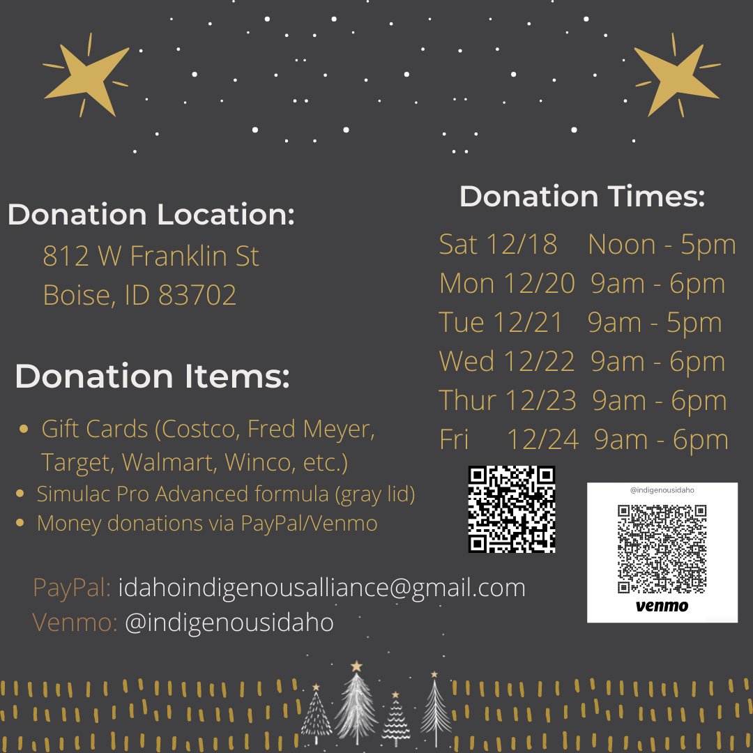 We're rolling out our annual #holidaydrive for #donations. Please retweet, donate, and share!