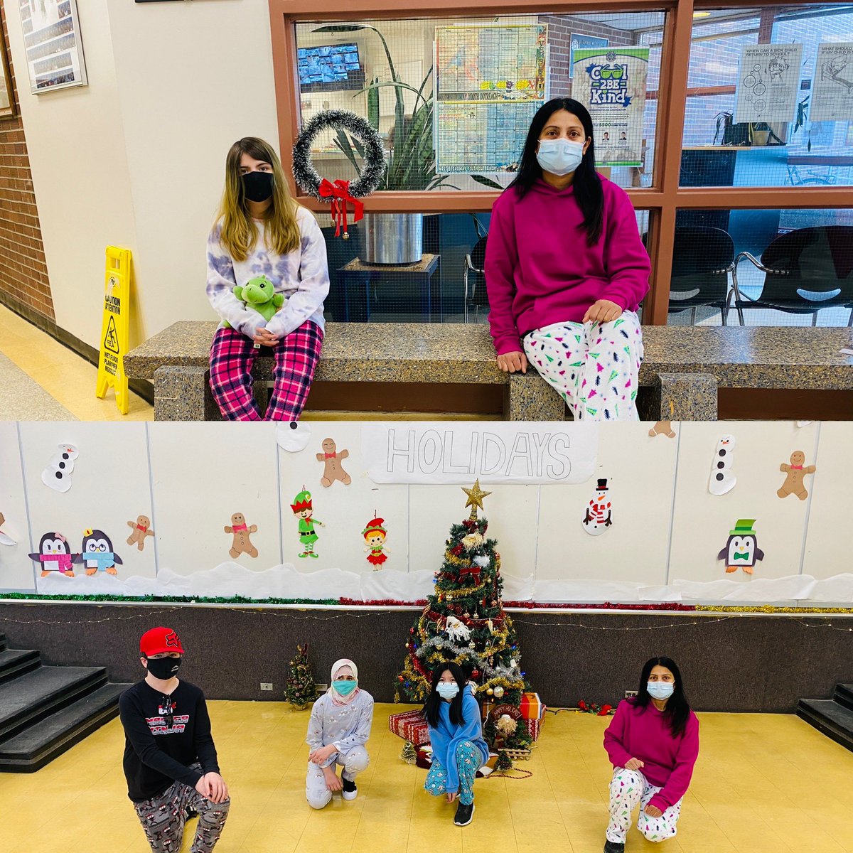 CHANDERPRABHA15's tweet photo. What a wonderful week filled with holiday spirit!♥️ #spiritweek #WinnipegSD #GeneralWolfeSchool @WinnipegSD #pajamaday https://t.co/OBbQPvoAbK