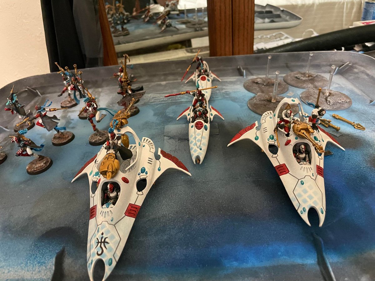bluetable's tweet photo. Harlequins WIP. https://t.co/CY5wxluVMr