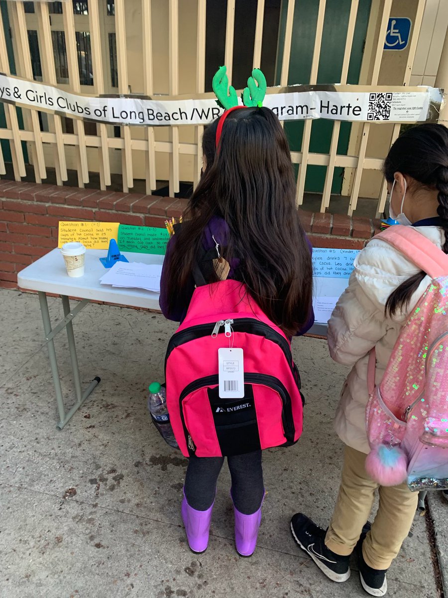 Check out these awesome mathematicians, solving story problems inspired by our student council’s hot cocoa sales this week. Go Bulldogs! #proudtobelbusd #mathiseverywhere