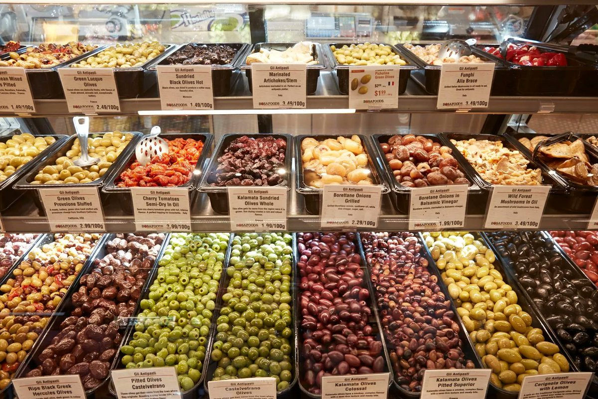 BosaFoods's tweet photo. Olives or Antipasiti anyone?  We have one of the largest selections in Canada!  #bosafoods https://t.co/Cum96Ha0WI https://t.co/bQSIXboZsX