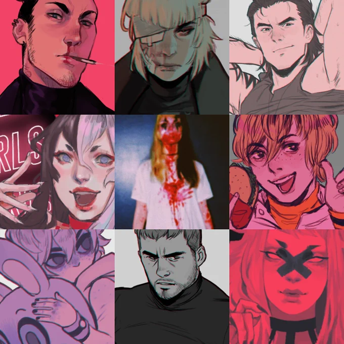 #artvsartist2021 i hardly finished anything this year 😔but i did get more evil and sexier 😳😈 