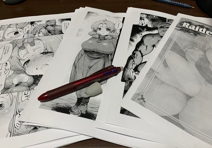 【R18/NSFW?】
入稿前のチェック完了…!
100頁クラスになると本当にチェック大変です…
オフセ本の印刷委託の方は無事できそうですので
実店舗・通販などでお手に取って頂けますと幸いです!
DL販売登録の作業の方もこれから進めていきますー 