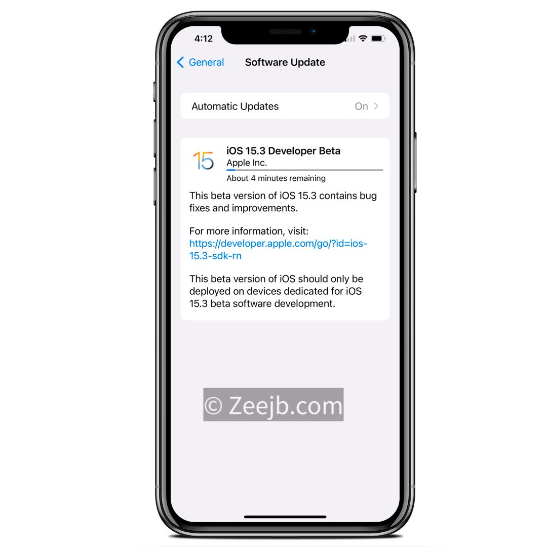ZeeJailbreak's tweet image. iOS 15.3 Dev Beta 1 (19D5026g) has been released. #iOS153