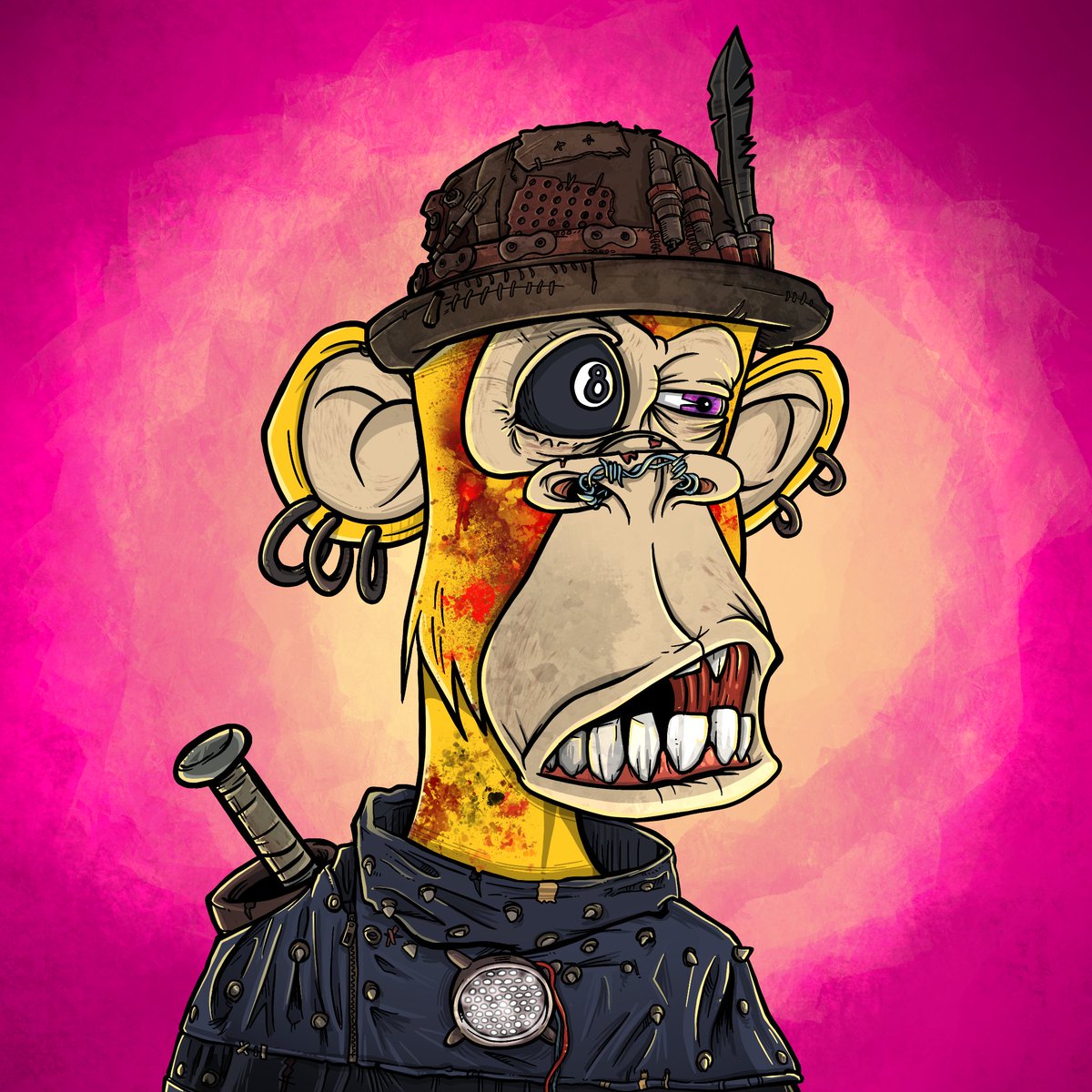 First NFT is pretty dope!!! #NFT #ApocalypticApes #Rare