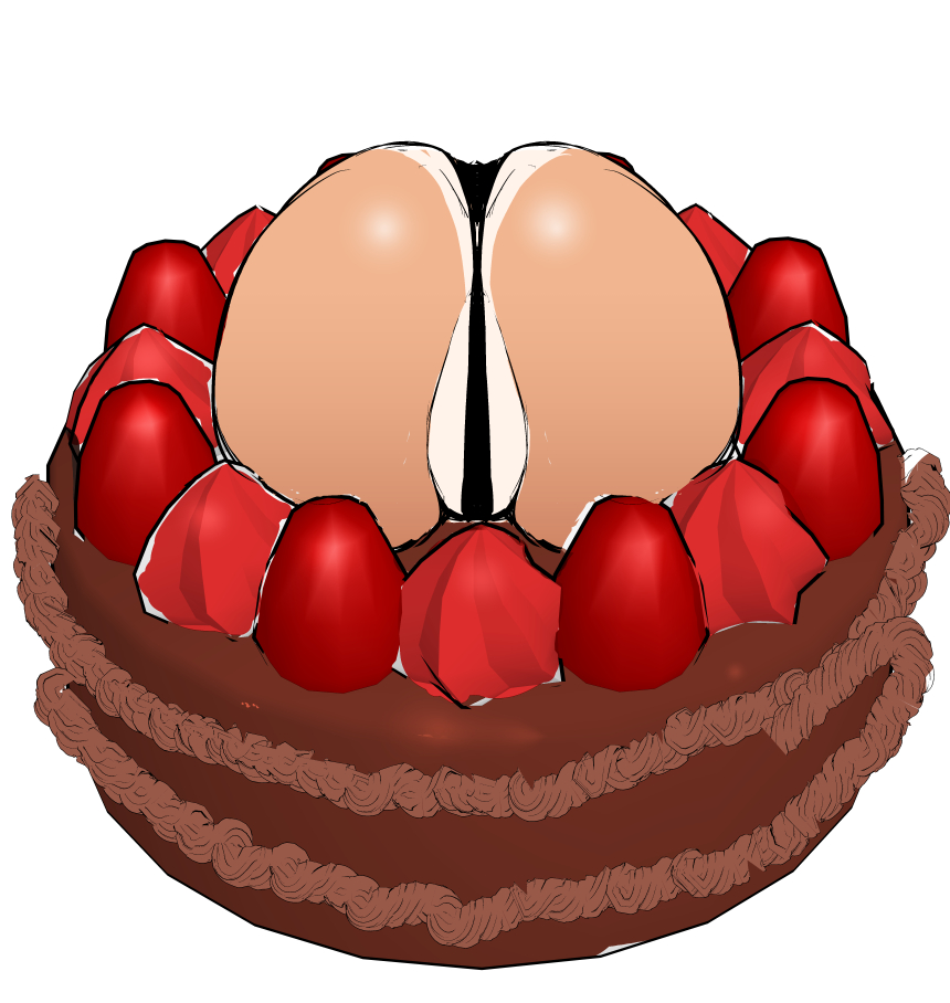 ケーキを考えている 