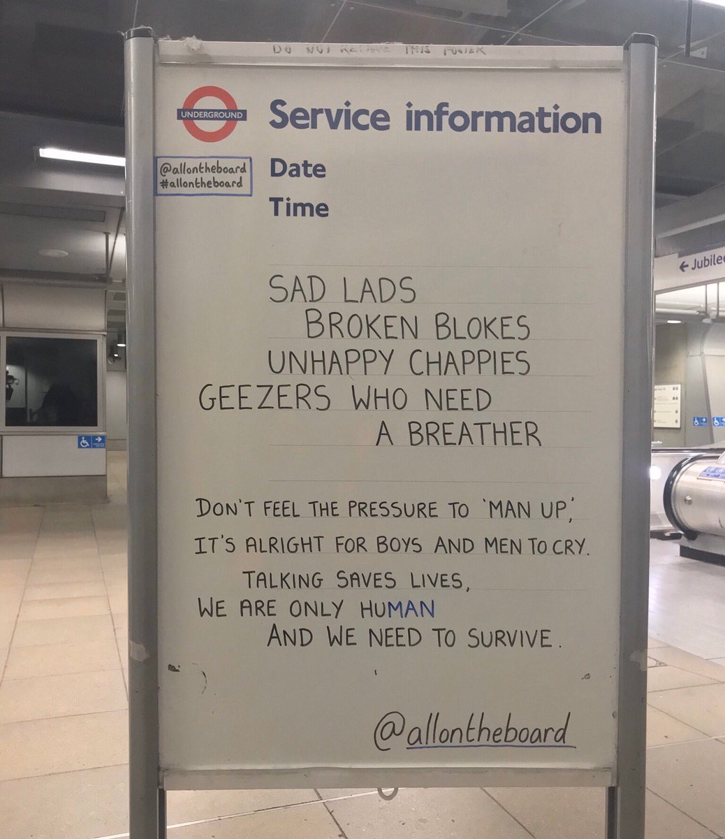 allontheboard's tweet photo. It’s alright for boys and men to cry. 
Talking saves lives and we need to be honest about our mental health. @allontheboard 

#Men #Boys #MentalHealth #MentalHealthMatters #MensMentalHealth #SuicidePrevention #allontheboard https://t.co/DCDovuIhvS