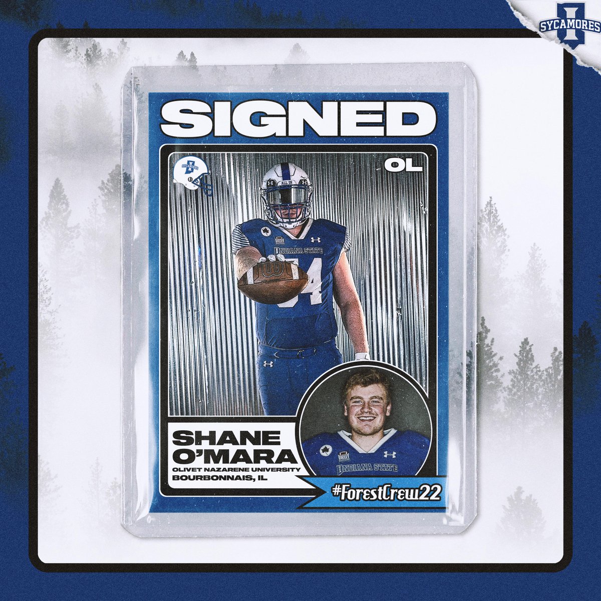 Another #NSD22 addition to the Sycamores!  <a href="/Shaneom54/">Shane O'Mara</a> has signed with Indiana State!  

#FearTheForest #ForestCrew22