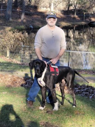 Match News! Congratulations to Scott and his service dog Frank. Thank you for your years 
in the US Navy. Wishing Scott and his partner Frank many new adventures and a very happy life together.
#congratulations #walkon #newservicedog #mobilityservicedog #goodgirl #congrats #SDP