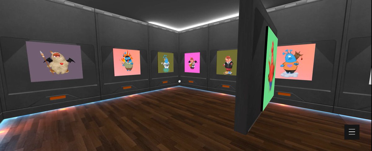 MetaAliennft's tweet photo. Meta Alien League 3D 
NFT showroom
#nfts #nftart #NFTGame #nftcollector https://t.co/74vUmwuyly