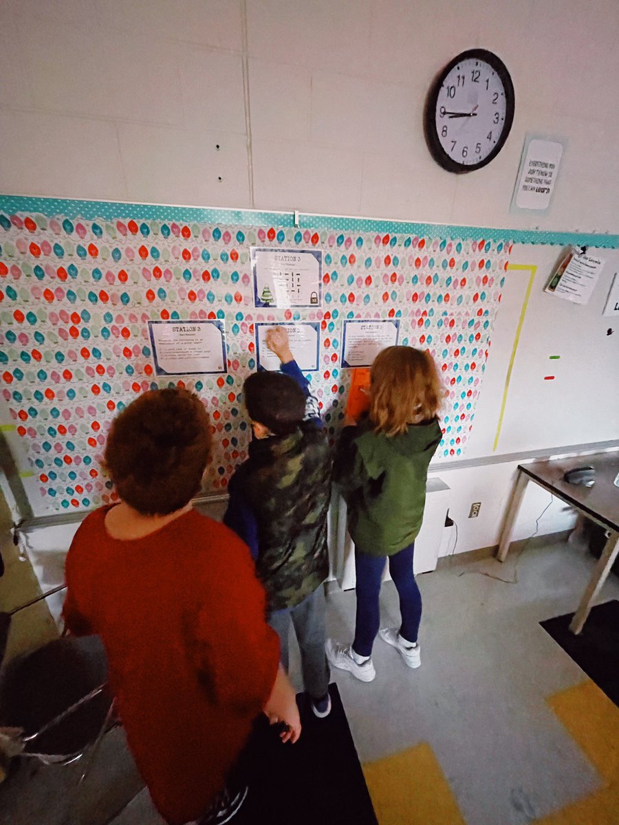 miss_dougan's tweet photo. Escape room today…yes everything is wrapped in wrapping paper, BUT if you make learning exciting it sticks with em! Fun &amp; review of all that we’ve learned this quarter! I will sure miss these faces over track out!  @CCMMSRedwolves #OurDen https://t.co/wm67YDdMxm