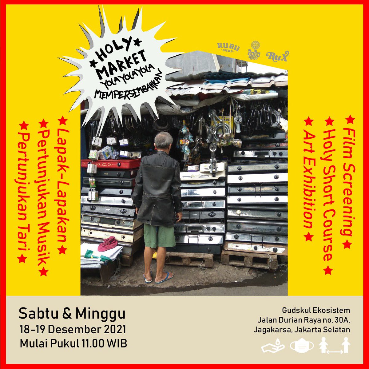 lngwy2nowhere's tweet photo. Holy Market is back…. Today at Gudskul, Jagakarsa…. https://t.co/8ot7YsWZMG