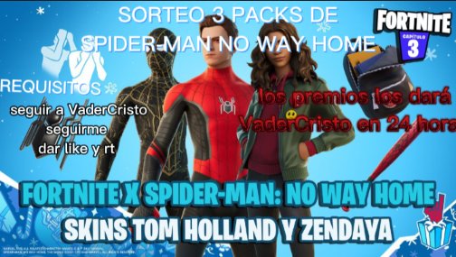 el_ralu's tweet photo. SORTEO TRES PACKS DE SPIDERMAN Y MJ NO WAY HOME 
REQUISITOS 
-SEGUIR A @VaderCristo 
-SEGUIRME 
-DAR LIKE Y RT A ESTE TWEET 

LOS GANADORES LOS DIRA VADER EN 24 Y EL MISMO DARA LOS PACKS DE SPIDERMAN Y MJ
Les deseo suerte https://t.co/MhHaM9CwQZ