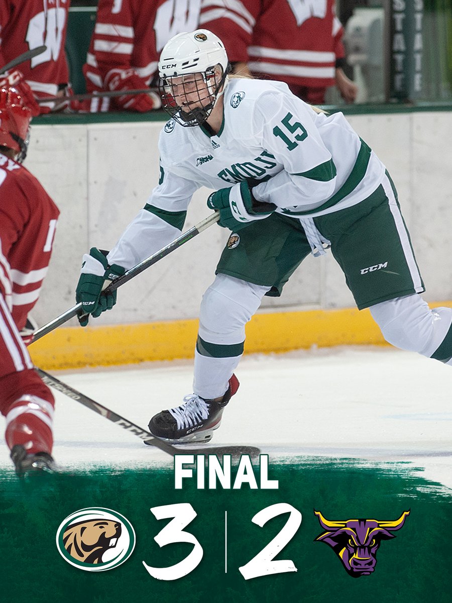 🚨 BEAVERS WIN 🚨

Beavers take game one versus the Mavericks 3-2!

Vekich scores the GWG and adds an assists while Beebe posts two assists!

Game two tomorrow at 3:01 pm!!

#GoBeavers #BeaverTerritory