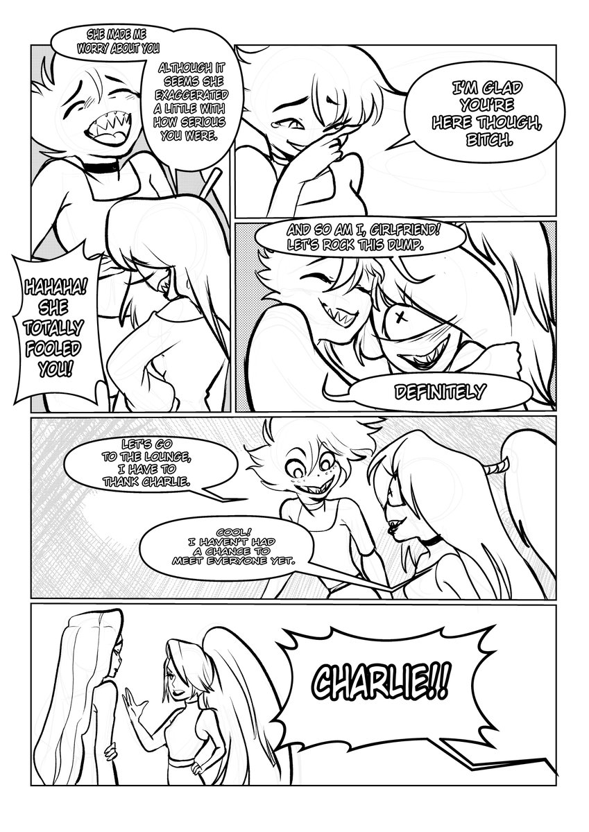 yucenkio's tweet photo. hurt pages 119-120-121-122 #radiodust #hazbinhotel #hurtcomic #HazbinHotelFanart https://t.co/Ik7pq831Mm