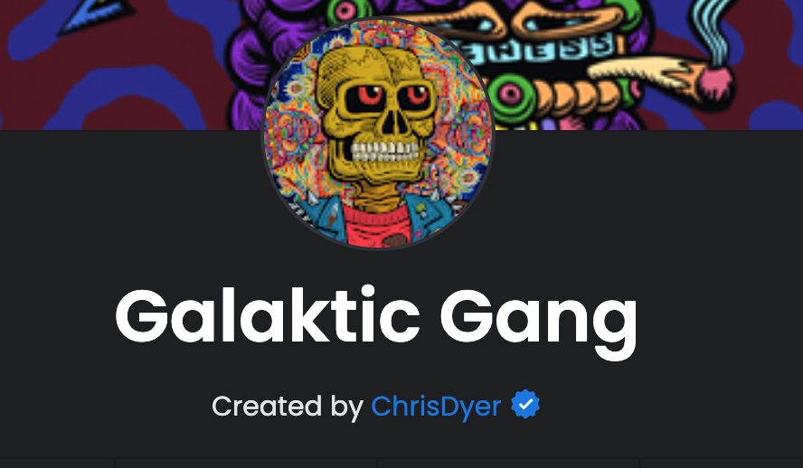 Galaktic Gang is VERIFIED!!!

We are almost fully minted out!

<a href="/GalakticGangNFT/">Galaktic Gang</a> #galaktikgang  #gg #bayc #punks #comic $bayc #cryptopunk #adidas $adidas $nft #nft #mintingnow $eth #nftcommunity #nftcollectors