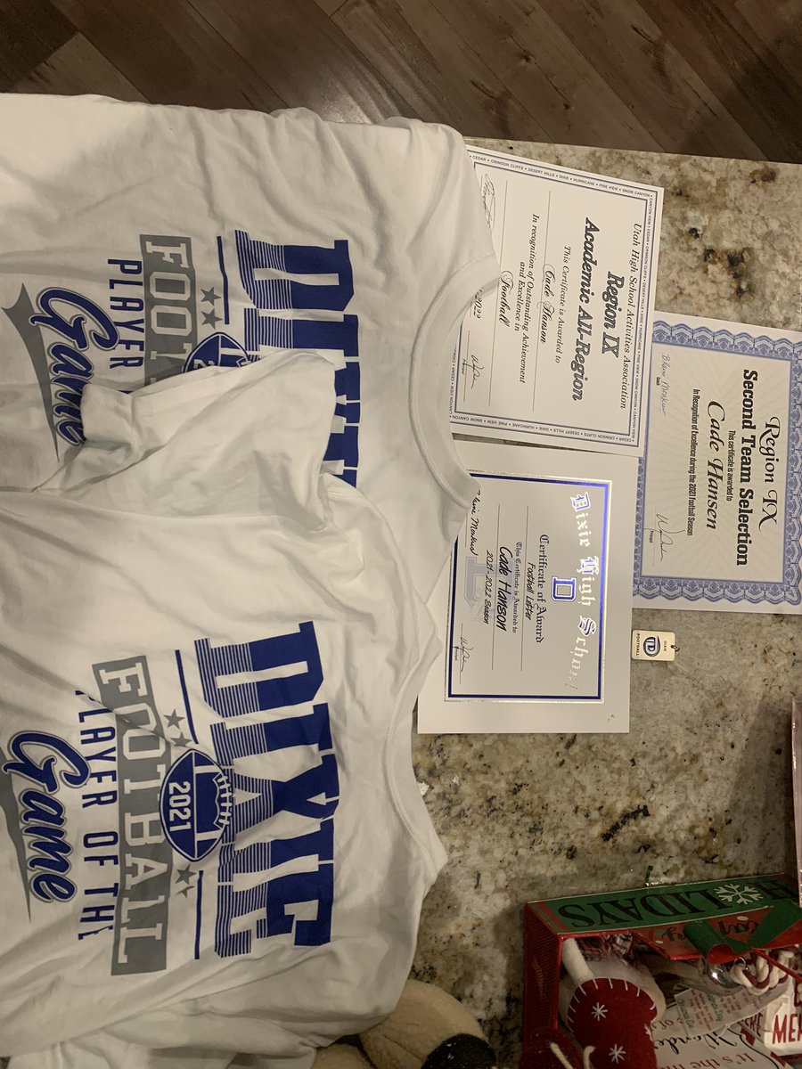 To finish the season I’m proud to announce that I was ALL STATE 1st team, all region 2nd team,2x player of the game, and academic all region