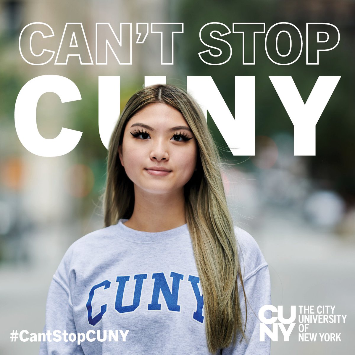 CUNY's tweet photo. This holiday season, we must keep safety first to fight COVID-19. Please continue to #MaskUpCUNY and #VaxUpCUNY. Learn more safety tips at: https://t.co/YFa6XcULFE #CantStopCUNY 💪💙 https://t.co/o2MmFgOHU3