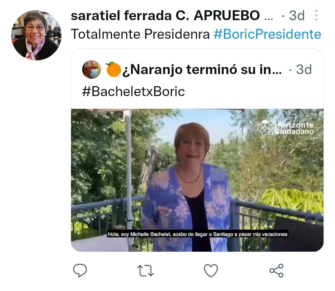 ooda__'s tweet photo. @saratielf @daniellachavez El burro hablando de orejas 🙄 "Presidenra" ... A cualquiera le puede pasar señora como a usted ✌️ https://t.co/dmlbNADrk3