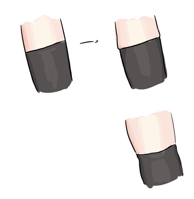 上みたいな「ひと繋ぎで描いてから気持ち盛ってますよ^^」みたいなやつより下みたいな最初から盛るぞ!っていう意志で描かれたやつの方が好き 