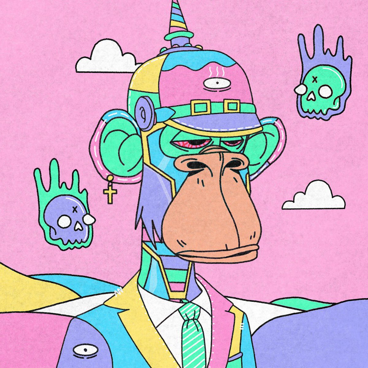 250 #SLAPES LEFT!!! 🥳🌈🚀 Let’s get this sold out ASAP! 

We are giving away 1 NFT to 1 lucky winner, ends in 45 minutes!!! 🐒

RT this and Tag all your friends 🆘