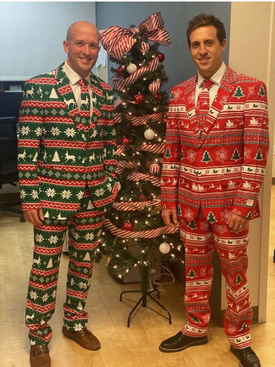 brettkindlemd's tweet photo. I always enjoy the smiles and compliments we get from patients when we wear our Christmas attire. This has been a tradition in our office from the very start.
#TeamKindle #ourclinictradition #uglychristmassuit #uglychristmassweater #holidayspirit #MERRYCHRISTMAS https://t.co/O7c8XLzAO2