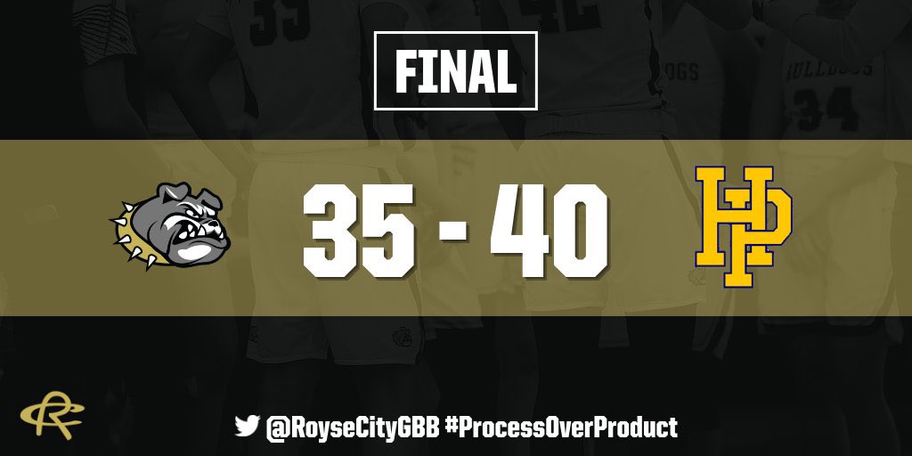 RoyseCityGBB's tweet image. Hard loss on the road tonight. Time to turn our attention to Monday and bounce back against North Forney before the break. 
#1-1 #ProgressOverProduct