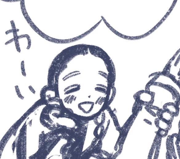 小さいコマにいるはいたに兄 