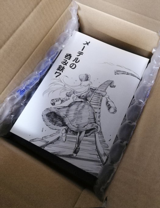 冬コミ新刊「メーテルの呑み鉄7」の自宅発送分到着。 
