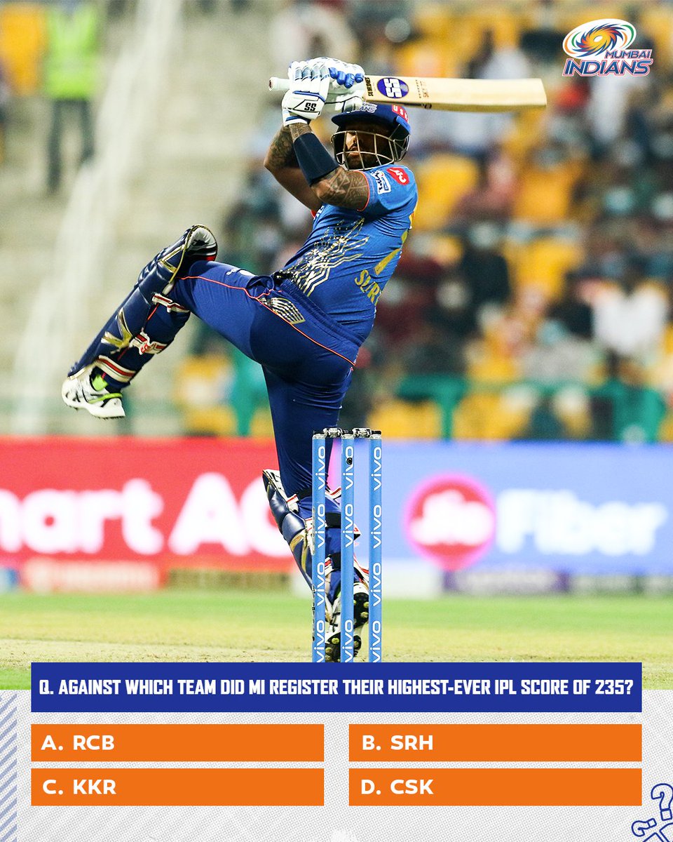 mipaltan's tweet photo. When our batters went 𝐁𝐨𝐡𝐨𝐭 𝐇𝐚𝐫𝐝 🔥💙

Paltan, do you remember against which team was this unforgettable milestone created? 🤔

#OneFamily #MumbaiIndians #MITrivia @surya_14kumar https://t.co/zbQASSvFOC
