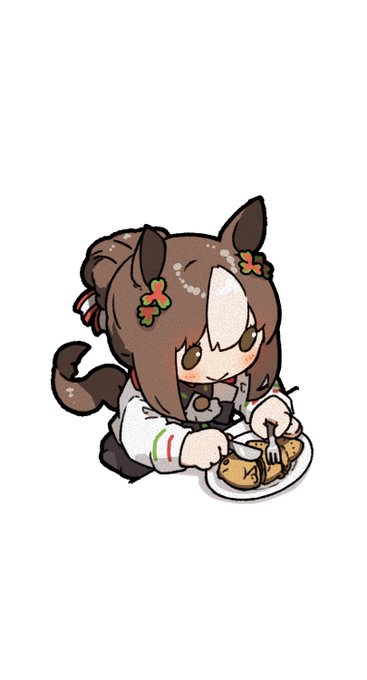 ゴルシにたい焼きの食べ方を教えてもらったファインちゃん
#ウマ娘 