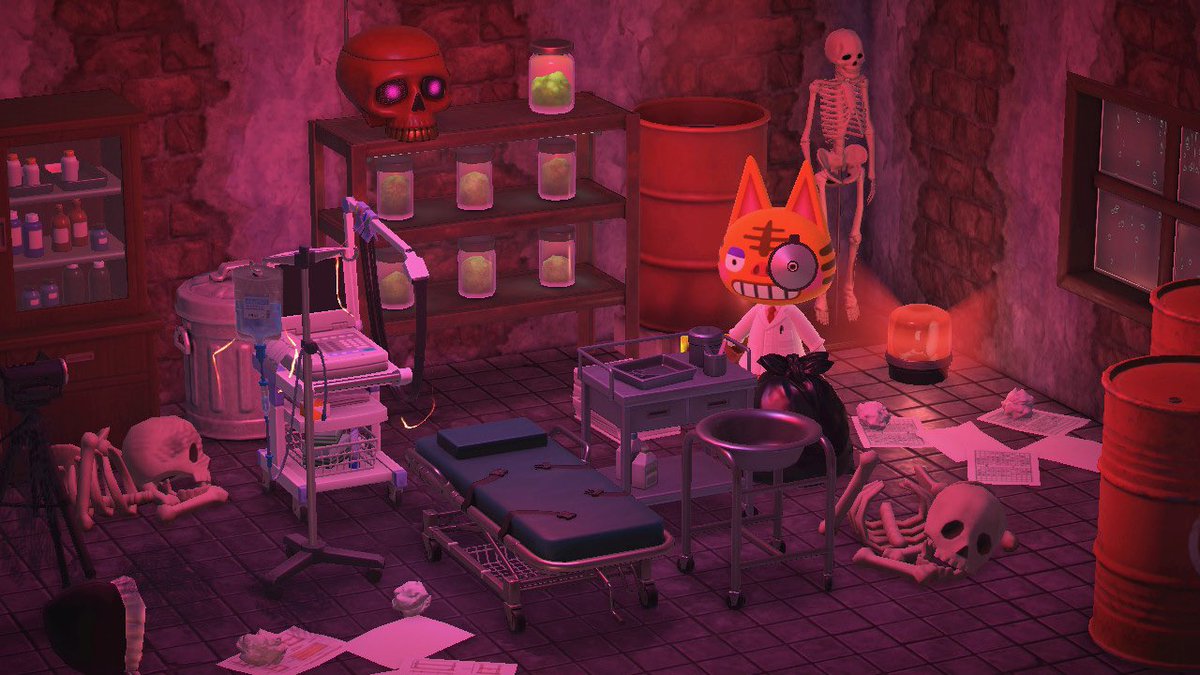 NoContextCILRAG's tweet photo. Obsessed with Tabby’s scary hospital! Inspired by Outlast’s Mount Massive Asylum 🤣😳 #HHP #HappyHomeParadise #ACNH #AnimalCrossing #NintendoSwitch https://t.co/LfjMEBBL4a