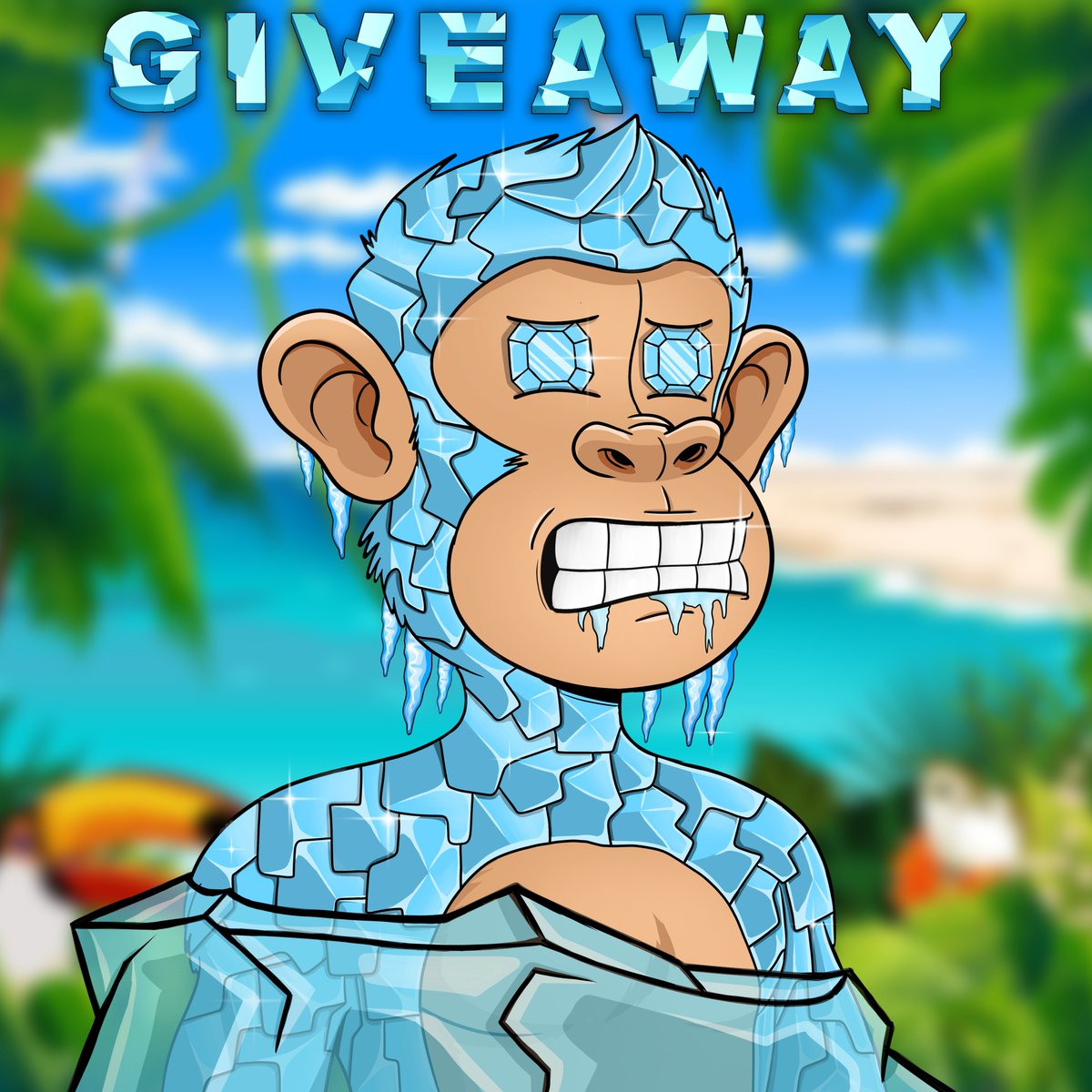 🌴#NFTGiveaway🌴
Island Apes ICEY GIVEAWAY!🧊

To Enter:
1️⃣ Follow <a href="/IslandApesClub/">Island Apes</a>
2️⃣ Join Discord discord.gg/exGc8P3eQF
3️⃣ Tag a NFT Friend! (1 Tag = 1 Entry)

🔥Winner picked in 48 hours!
#NFT #NFTcollection