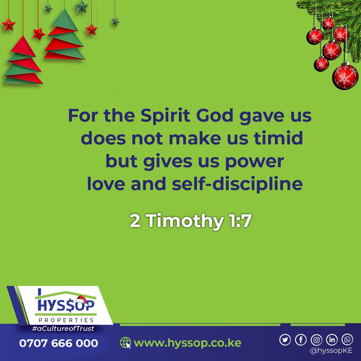hyssopke's tweet photo. For the Spirit God gave us does not make us timid but gives us power love and self-discipline
#blessedsundaytoall https://t.co/ewMUlhUktX