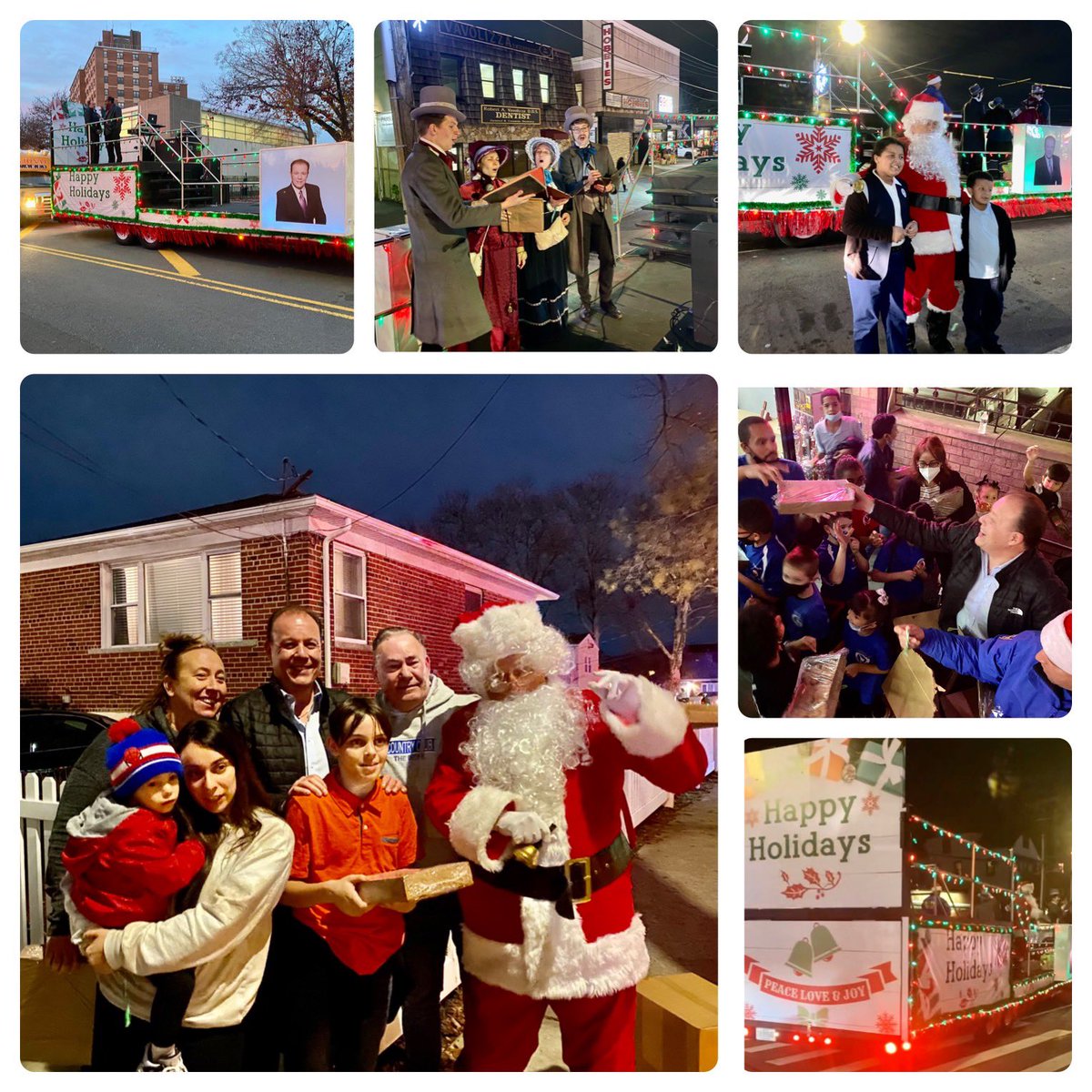 MarkGjonajNY's tweet photo. Our #Holiday #FloaterParade in partnership with @WSBID was a hit in our neighborhoods from #PelhamBay, #ThroggsNeck to #WestchesterSquare with Santa Clause, carolers, hot chocolate and donuts. https://t.co/82JzEY6QMx