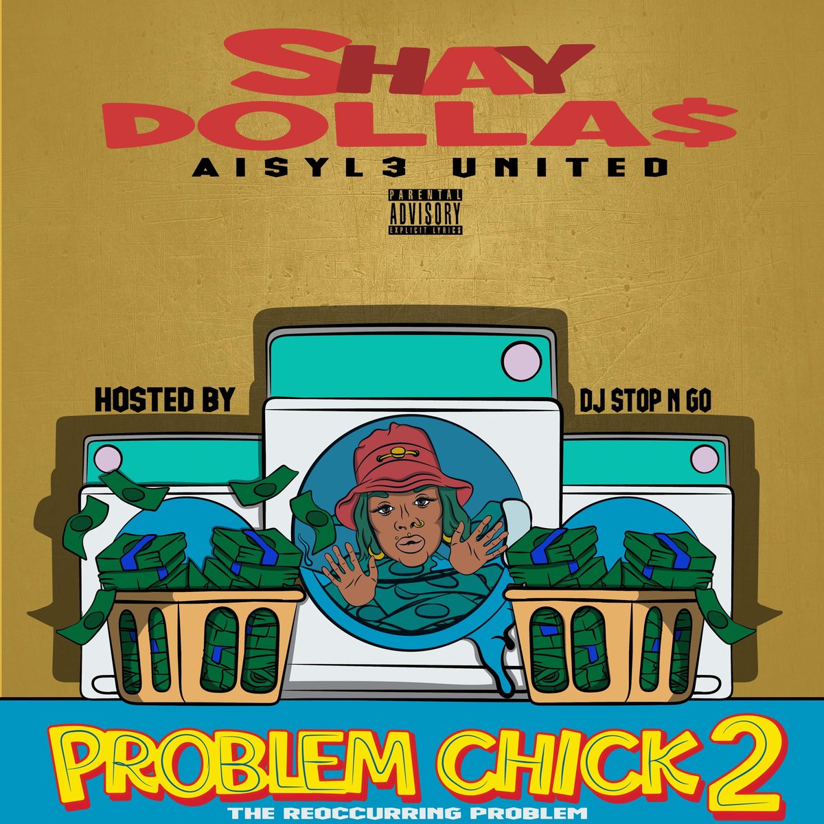 DOLLASSHAY's tweet image. Problem chick pt2 Dropping December 25th hosted by @djstopngo