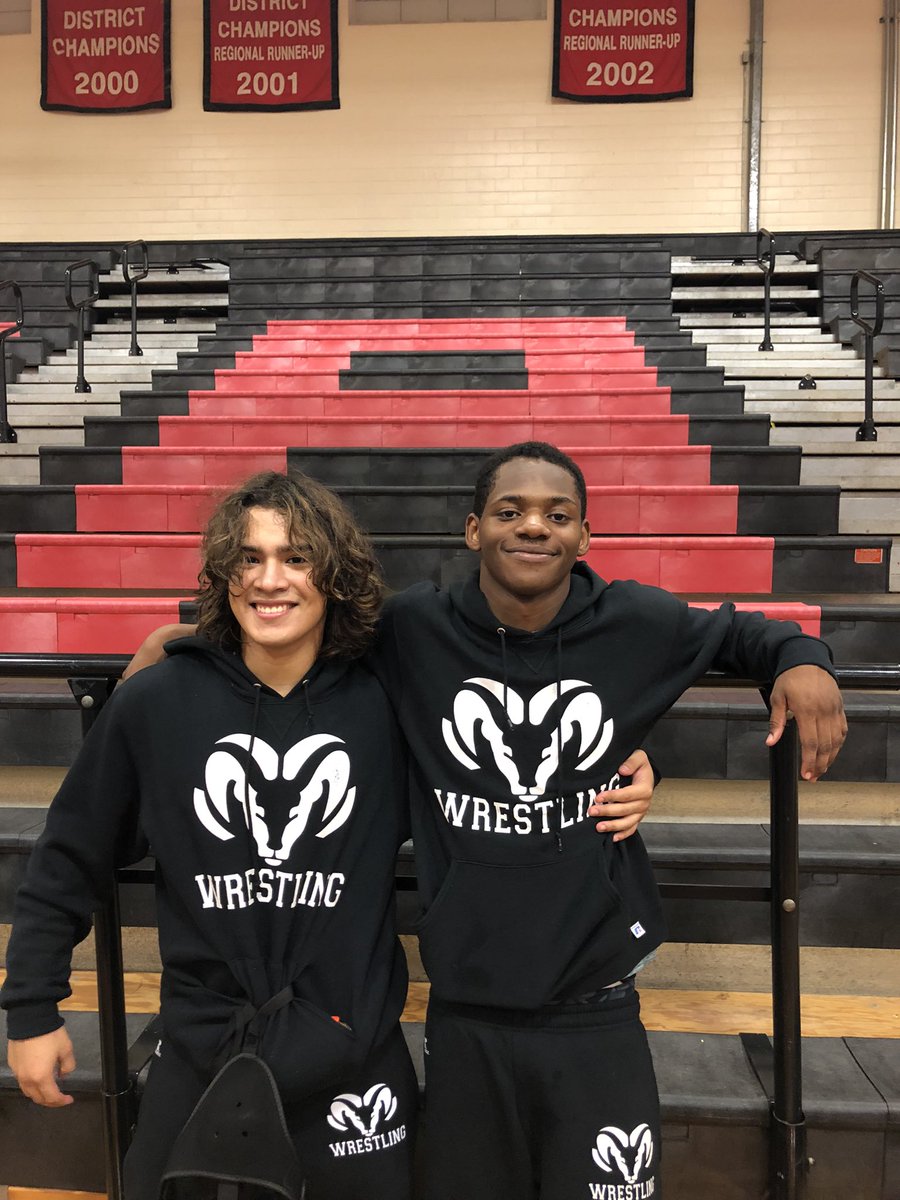 BERKNERWRESTLIN's tweet photo. Shoutout to Daniel (170 Varsity) and Tavari (160 Varsity) for going 3-0, UNDEFEATED at RISD City Championship!! These two are the UNDISPUTED CHAMPIONS of ALL RISD for their weight classes!!! #RamsWrestle #RamsLeadTheWay https://t.co/evI9j0845A
