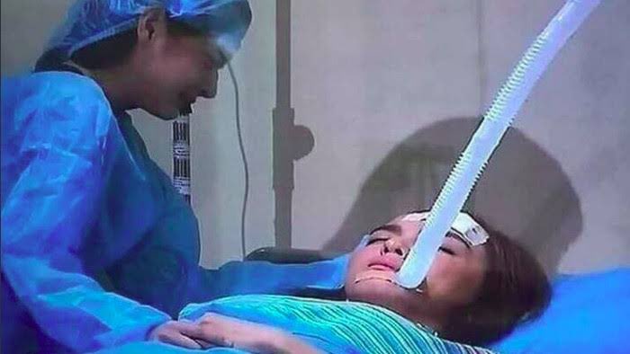 aan__'s tweet photo. Nah iya aku salut sama medical movie atau series yang sampe detil banget ngeperhatiin scene. Jangan kaya gini napas disambungin selang AC 😭 https://t.co/bTsCFyapAD