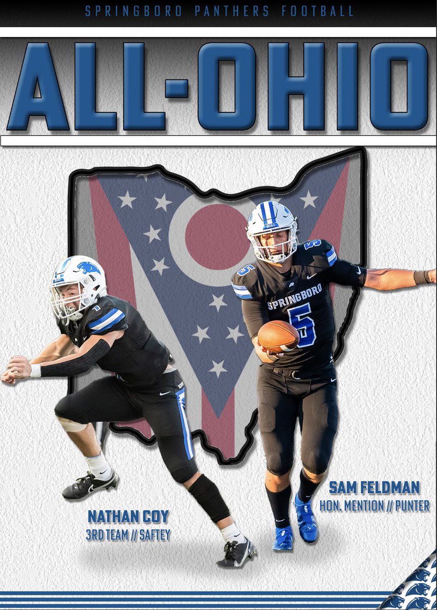 Congratulations to <a href="/NathanCoy9/">Nathan Coy</a> and <a href="/SamFeldman15/">Sam Feldman</a> on being named to the AP All Ohio team!!  Outstanding honor!