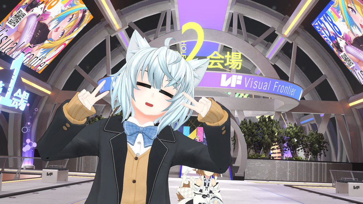 tonomaoo's tweet photo. まおーです。
VisualFrontier2のエントランス部分のモデリング担当しましたー。
でっかいサイズでイラスト見れるのめっちゃ楽しいから見に来てね!
#ビジフロ2
#Visualfrontier2 https://t.co/83jTsiko6e