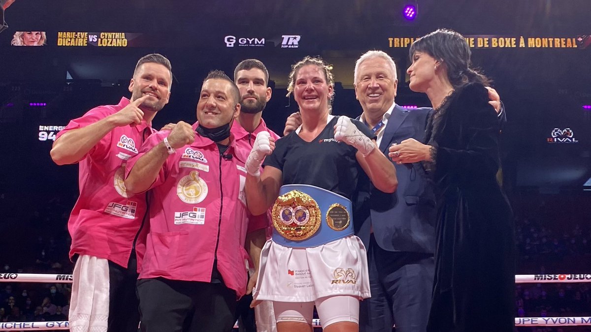 yvonmichelGYM's tweet photo. CHAMPIONNE DU MONDE À NOUVEAU @EveDicaire !! #Triplecouronne #dicairelozano https://t.co/gecjcZoE47